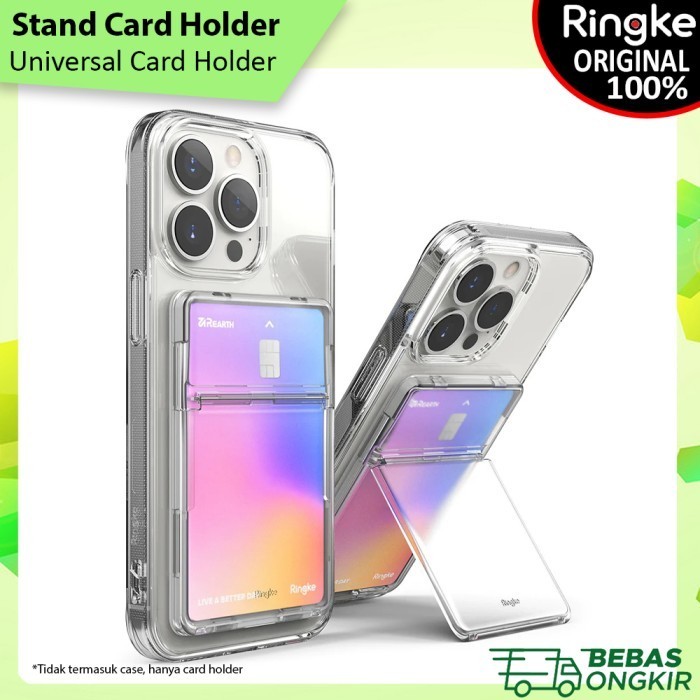 

RINGKE STAND SLOT CARD HOLDER TEMPAT KARTU UNIVERSAL