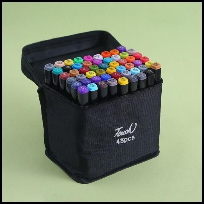 

TOUCH SPIDOL DUAL SIDE FINE ART BRUSH PEN ART MARKER SET 48 COLOR