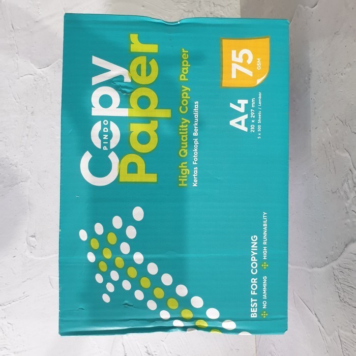 

(5 Rim)Kertas Hvs Copy Paper A4 75 Gr Khusus Instant/Sameday