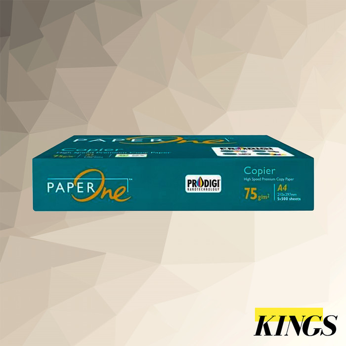 

Paper One Kertas Hvs A4 75 Gsm 1 Rim / 500 Lembar