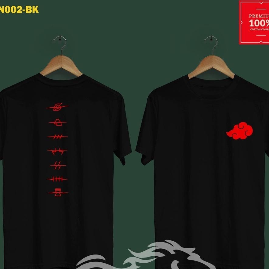 Kaos Anime Naruto Akatsuki Viral Baju Anak Dewasa Pria Wanita
