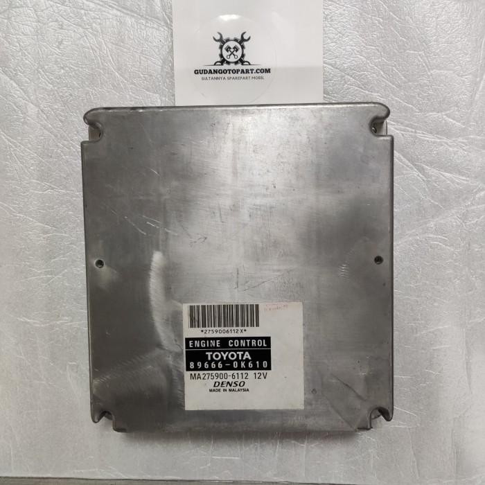 ECU ENGINE CONTROL UNIT TOYOTA FORTUNER PART NUMBER 89666-0K610 ORI