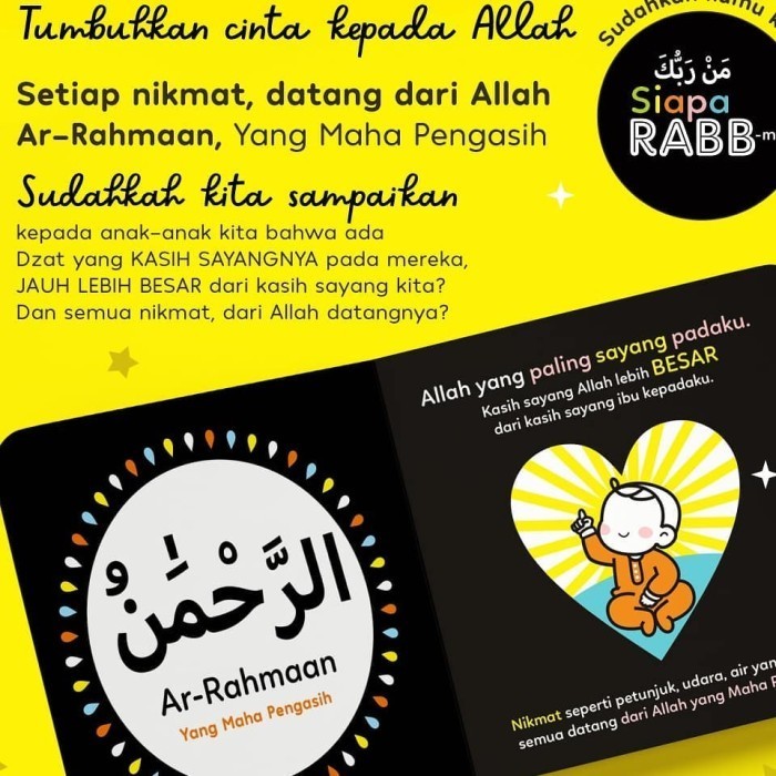 

Buku Anak Siapa Rabb-Mu - My First Book Of Asmaul Husna (Boardbook)