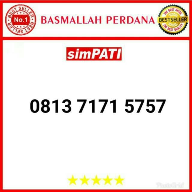 Nomor Cantik Simpati AbabCdcd 7171 5757 bsm25