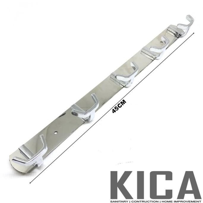 GANTUNGAN BAJU DINDING / GANTUNGAN BAJU BELAKANG PINTU STAINLESS CV Megah Jaya