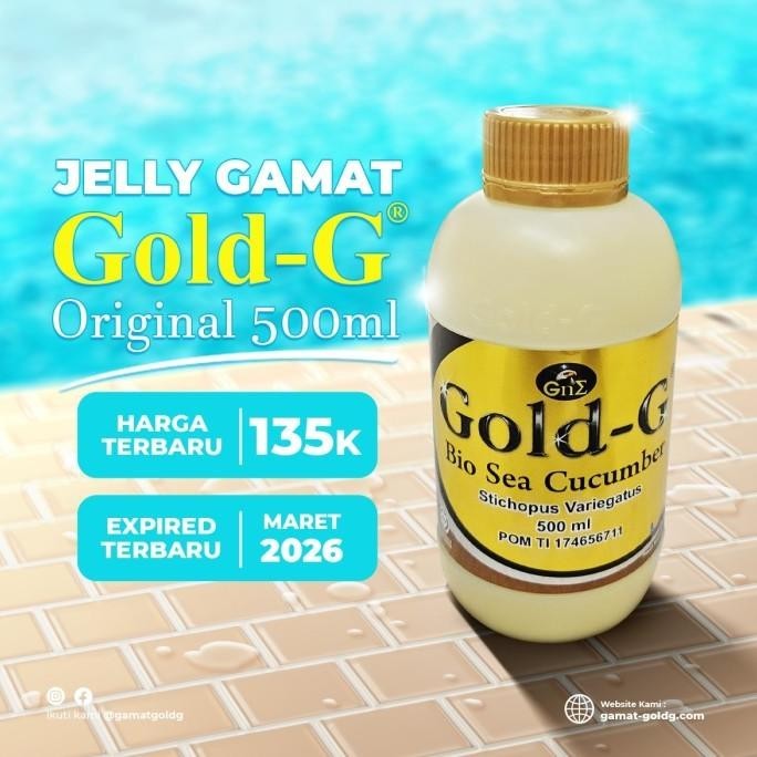 

Jelly Jely Jeli Gamat Gold G 500 ml 500ml asli original