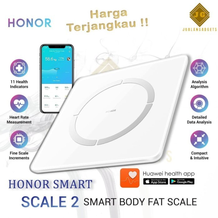 HONOR SMART SCALE 2 SMART BODY COMPOSITION TIMBANGAN BADAN