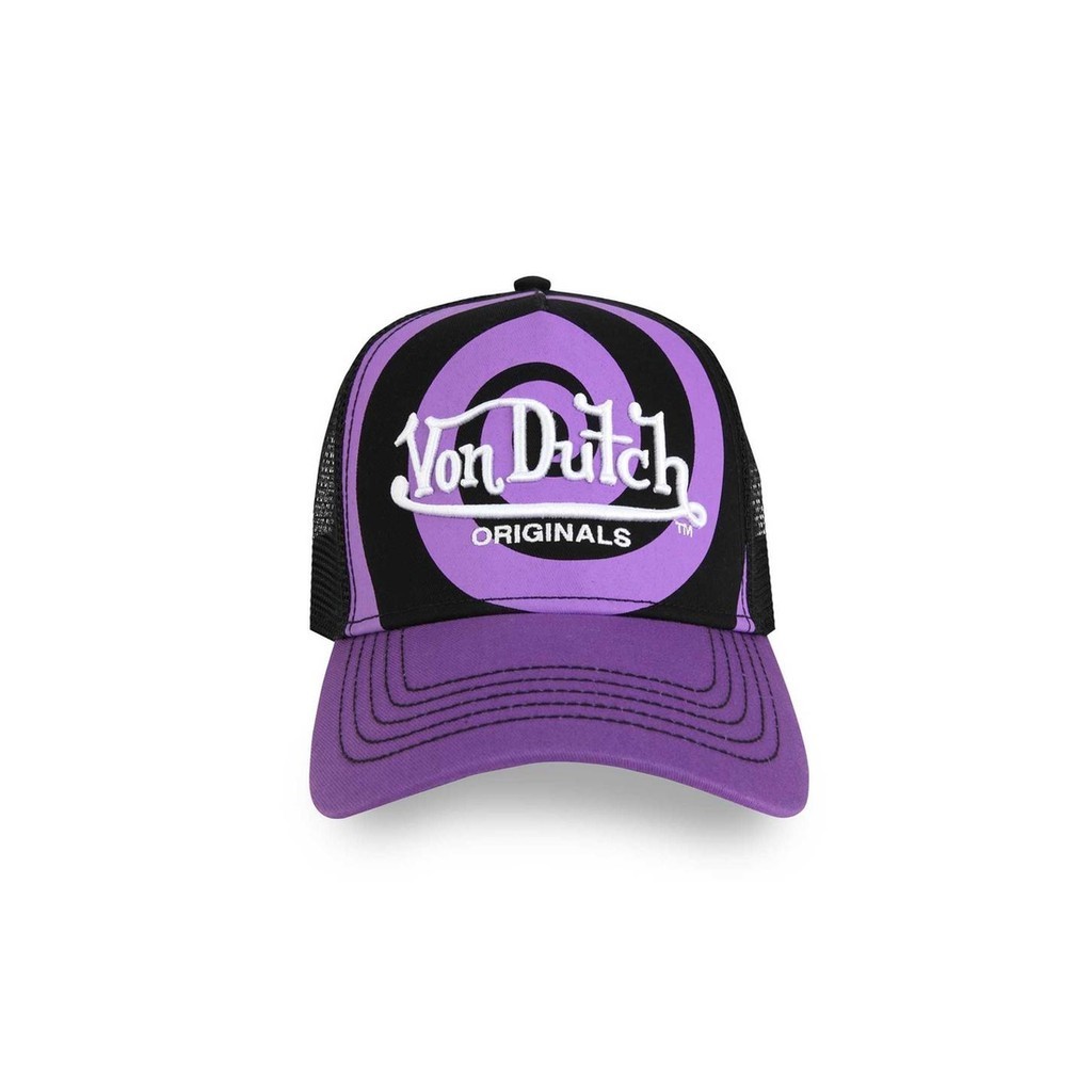 Topi Von Dutch Wonderland Swirl Ungu & Hitam