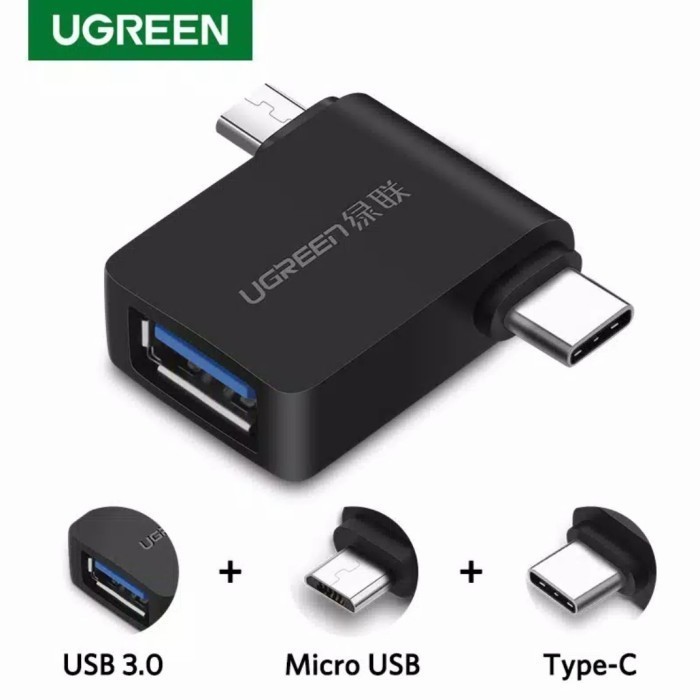 Ugreen Usb Otg 2 In 1 Type C + Cro Ugreen Otg 3.0 Usb C & Cro Usb