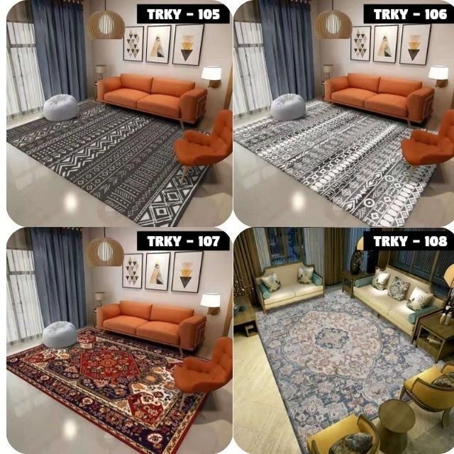 Ambal Turkey Terbaru Turkey Karpet 2 Meter X 1,4 Meter Karpet Turkey