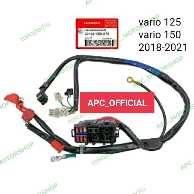 Rumah Box Sekring Kabel Bagian Baterai Aki Vario 125 150 Honda K59