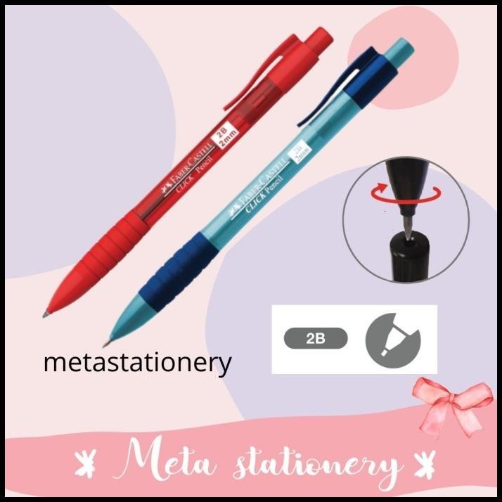 

BEST DEAL PENSIL MEKANIK / MECHANICAL PENCIL CLICK FABER CASTELL 2.0 MM !!!