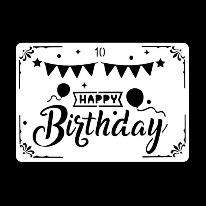 

TERMURAH PENGGARIS HURUF FLEXSIBEL TULISAN HAPPY BIRTHDAY !!!