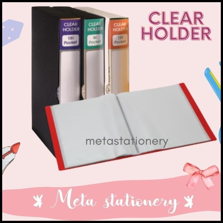 

TERMURAH CLEAR HOLDER 100 POCKET F4 INTER X