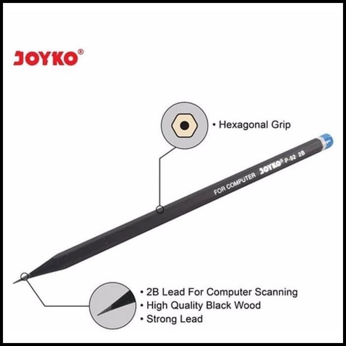 

TERBARU PENCIL / PENSIL JOYKO P-92 / 2B / 1 BOX 12 PCS !!!!!