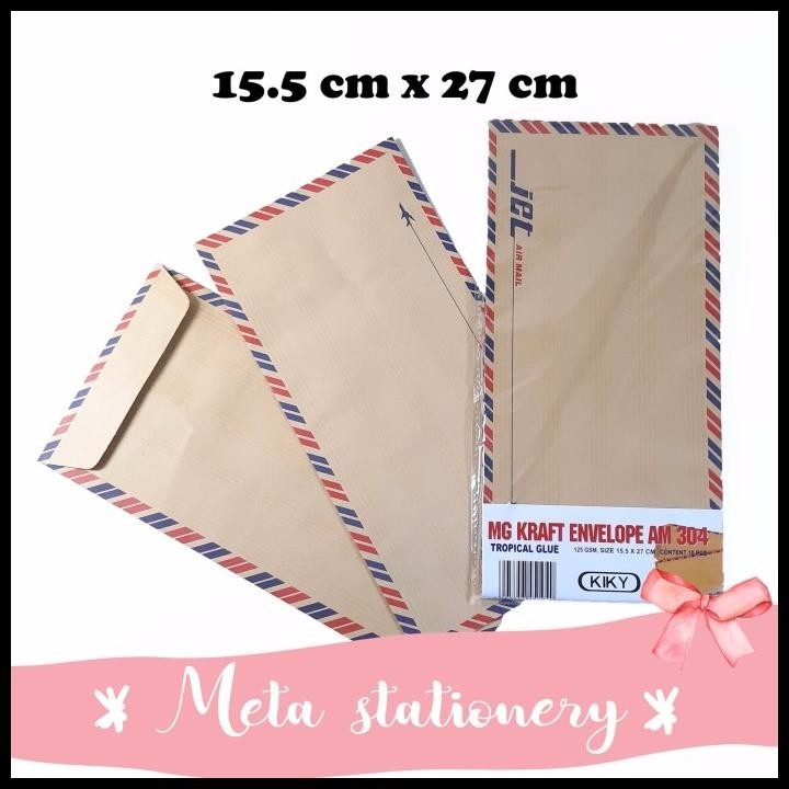 

DISKON AMPLOP COKLAT KIKY AIRMAIL LEM UK 304 AM (10PC) !!!!!!
