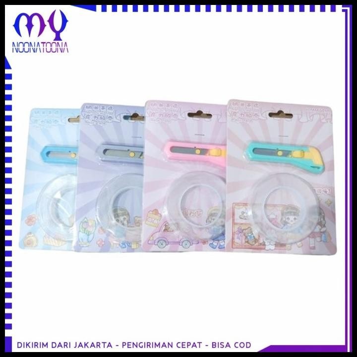 

GRATIS ONGKIR CUTTER MINI PORTABLE DAN DOUBLE TAPE GEL 2 IN 1 KATER KERTAS KECIL