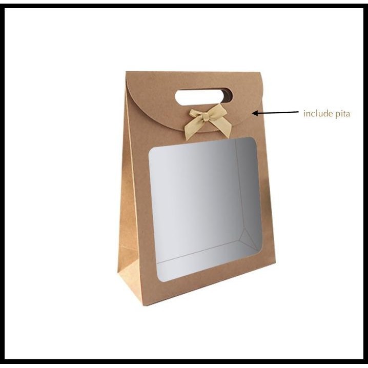 

TERBARU PAPER BAG L JENDELA PITA KOTAK HADIAH KOTAK SOUVENIR KOTAK KUE ZAKKA !