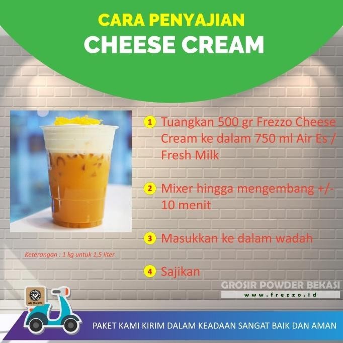 

READY STOCK CHEESE CREAM / TOPPING FREZZO POWDER / 1KG !!!!!