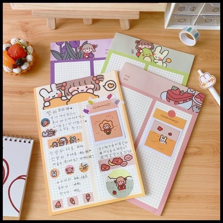 

BEST DEAL MEMOPAD NOTEPAD GIRL LITTLE KERTAS CATATAN KOREAN STYLE CUTE NOTEBOOK !!!!