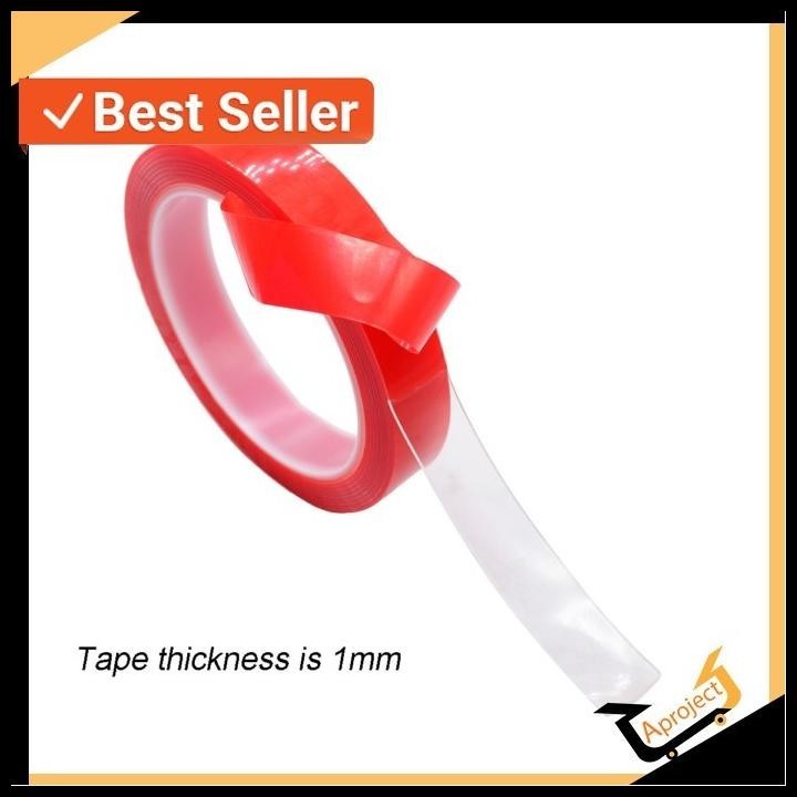 

TERBARU SZBFT PEREKAT DOUBLE TAPE ACRYLIC ADHESIVE TRANSPARENT NO TRACE STICK