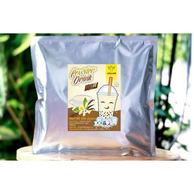 

READY STOCK BUBUK MINUMAN RASA VANILLA BUBBLE DRINK POWDER DRINK 1KG JAVALAND !!!!!