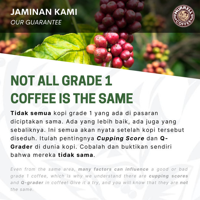 

1 Kg Java Preanger Kopi Arabica Premium Tiwus Malabar Murrell Coffee