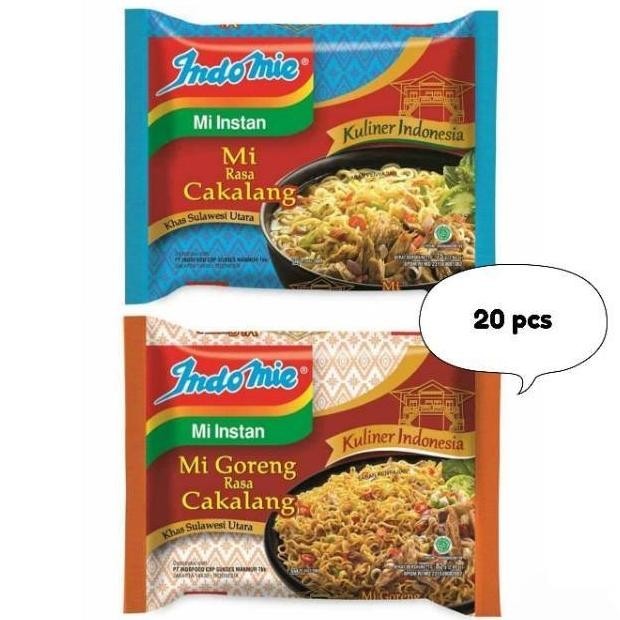 

TERBARU INDOMIE GORENG CAKALANG / KUAH CAKALANG MIE INSTAN 20 PCS X 75 G !!!!!
