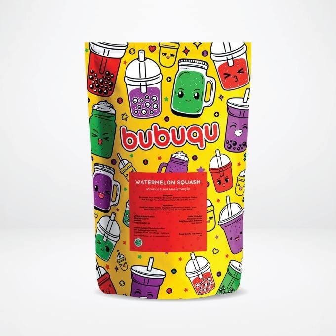 

TERBARU WATERMELON SQUASH POWDER DRINK BUBUQU 1 KG - MINUMAN BUBUK SEMANGKA !!!!!