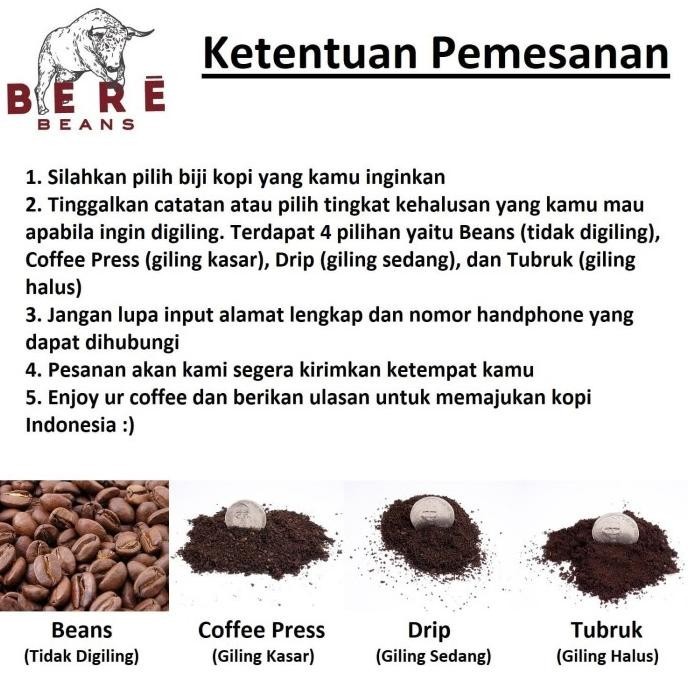 

Kopi Arabika Kerinci Jambi 1 Kilo 1Kg Bubuk Biji Giling Coffee Bean Kg
