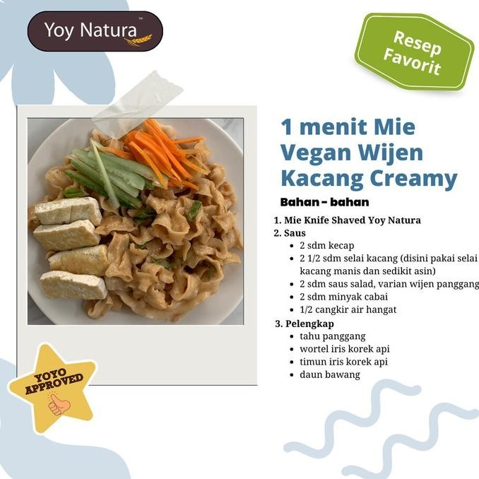 

NEW PRODUK YOY NATURA MIE KERING KNIFE SHAVE ORIGINAL FLAVOUR 500G (HALAL & BPOM) !!!!!