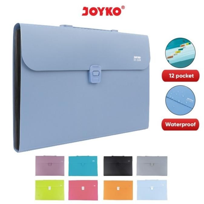 

Expanding File Map Harmonika Joyko EF-2638 Folio - 12 Pocket