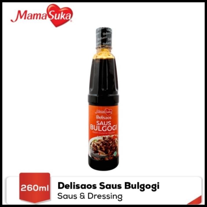 

TERMURAH MAMASUKA DELISAOS SAUS BULGOGI 260ML/SAOS BULGOGI !