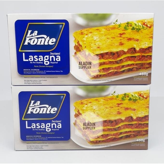 

NEW PRODUK LAFONTE LASAGNA 450GR !!!!!