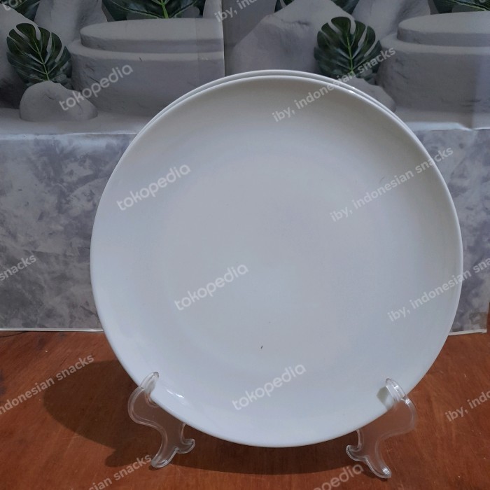 Piring Set Keramik Putih/ Dinner Set Putih