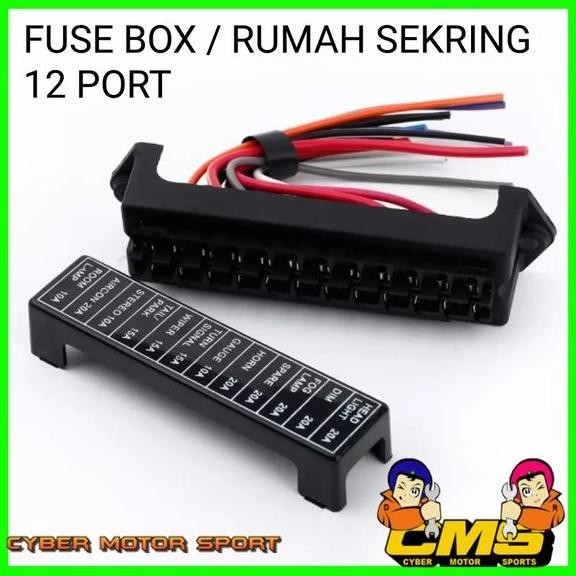Box Sekring Mobil Universal Fullset. Paket Fuse Box. Socket Sekring.