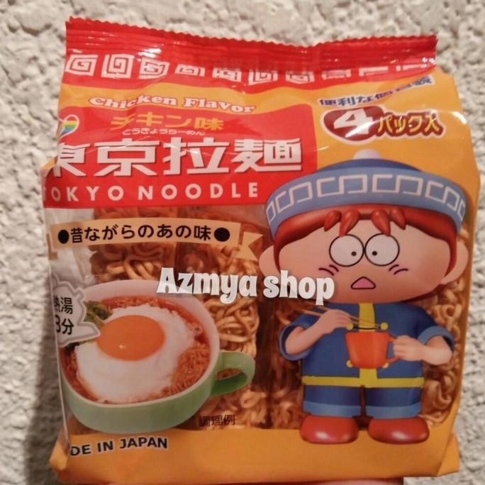 

READY STOCK MI JEPANG L TOKYO NOODLE CHIKEN FLAVOR PORK CONTAIN 4X30GR !!!!!