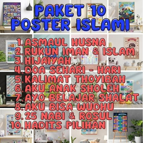 Gambar Poster Edukasi Anak Balita Bayi Paket Belajar Lengkap Ukuran Di Ravneina