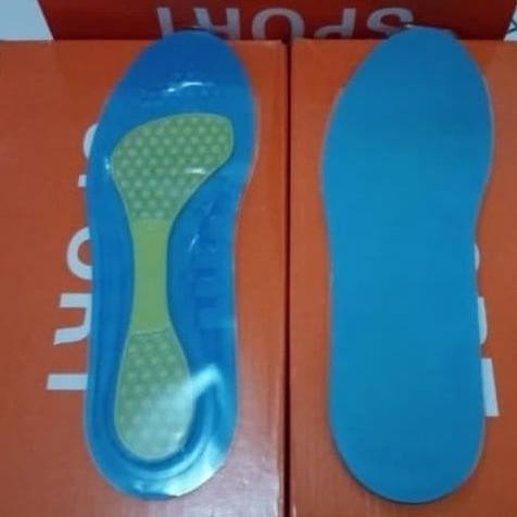 Insole Sepatu Gel/Alas Sepatu Pria/ Silikon Gel/ Shoes Pad Edionis