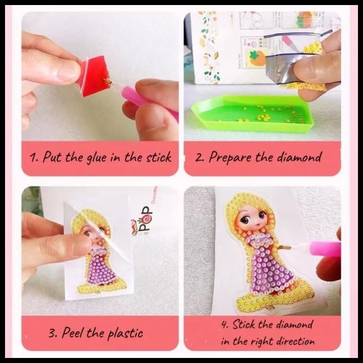 

TERMURAH DIY DIAMOND STICKER PRINCESS SUPER HERO ANIMAL BIKIN STICKER !!