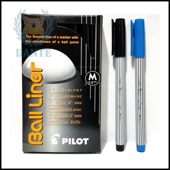 

TERMURAH PULPEN PILOT BALLINER ( BALL LINER MEDIUM 0.8MM ) !!!!!
