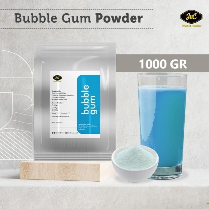 

BIG SALE JNC BUBBLE GUM SILVER POWDER 1KG !!!!!