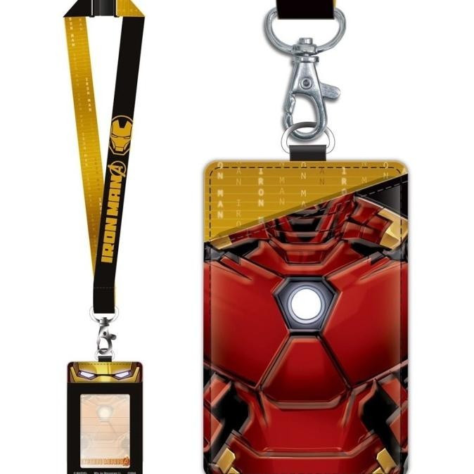 

Iron Man Deluxe Lanyard With Card Holder Premium Murah Baru