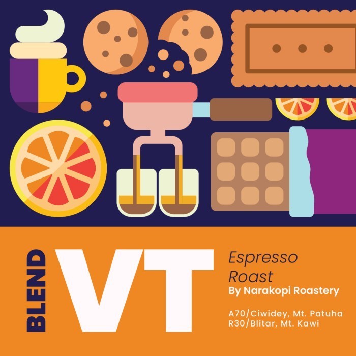 

Kopi Blend Narakopi - Blend Vt - Espresso 1 Kg