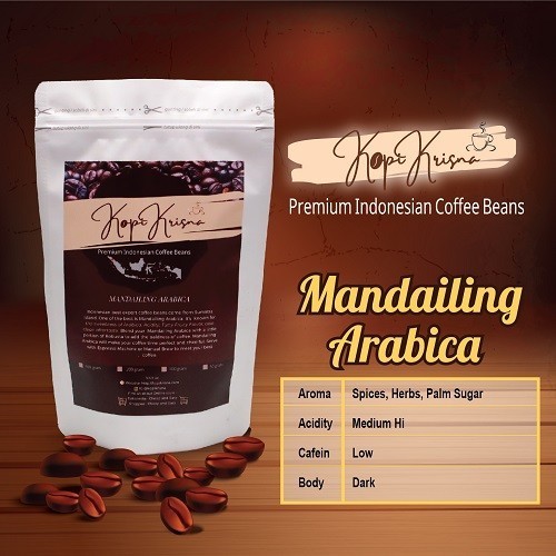 

Kopikrisna Mandailing Arabica Premium 1Kg - Commercial Bean Grade A