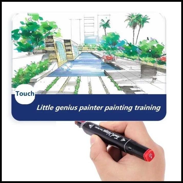

TERMURAH SPIDOL TOUC ART DUAL TIP PRAKTIS SENI PRESISI PROFESIONAL 120 WARNA !!!
