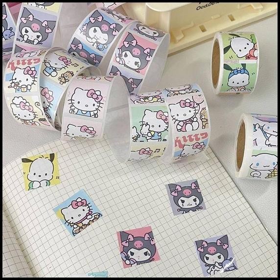 

BEST DEAL SIKER LUCU TAPE STIKER ROLL CUTE KAWAI STIKER DEKROASI 200PCS 223-184 !!!!!!!