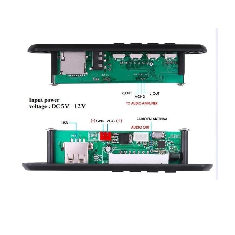 MP3 Player 12V Modul Kit MP3 bluetooth Player FM Radio Bu