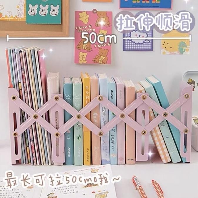 

Penyangga Buku Pembatas Buku Sandaran Buku Cute Bookstand Premium Murah Baru