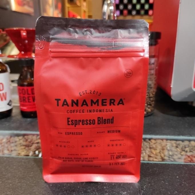 

Tanamera Coffee Espresso Blend Arabica Whole Bean 250 Gr